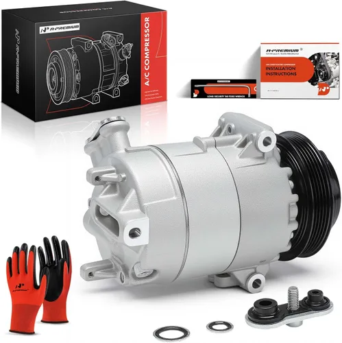 Vista 10 de A-Premium Compresor de Aire Acondicionado AC con Embrague Compatible con Chevrolet Equinox 2016-2017, Impala 2014-2015, Malibu 2013-2016, GMC