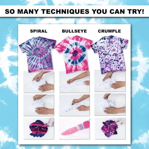 Vista 8 de Tulip - Kit de teñido anudado en un solo paso