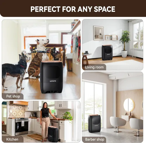 Vista 7 de GAVASTO Pro Aspiradora sin contacto con recogedor automático - Ultra rápida y potente - Ideal para barrer pelo de mascotas, comida, suciedad