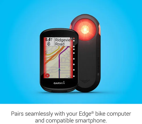 Vista 8 de Wearable4U - Garmin Varia RTL515 - Radar retrovisor de ciclismo con alertas visuales y audibles para vehículos con paquete de múltiples herramientas