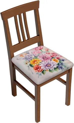 Vista 13 de Juego de 2 fundas de asiento extraíbles para silla de comedor, mujeres africanas, fundas elásticas para silla de oficina y cocina, protector