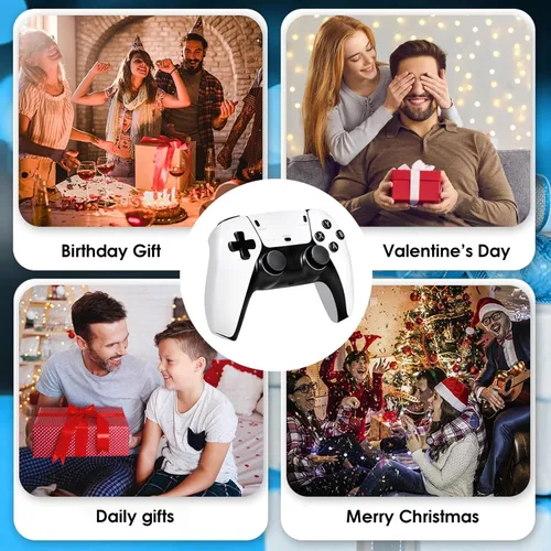 Vista 7 de 2026New Wireless Retro Game Console, 40000+Games and 23 Emulators, Plug and Play 4K HD HDMI TV Game Stick, with Dual 2.4G Wireless Controllers