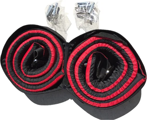 Vista 5 de Estante de almacenamiento para kayak, correas acolchadas ajustables de alta calidad para kayaks, tabla de remo de SUP y tabla de surf