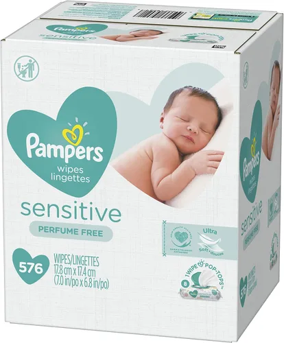 Vista 8 de Pampers Toallitas sensibles para bebés - Sin perfume - 392