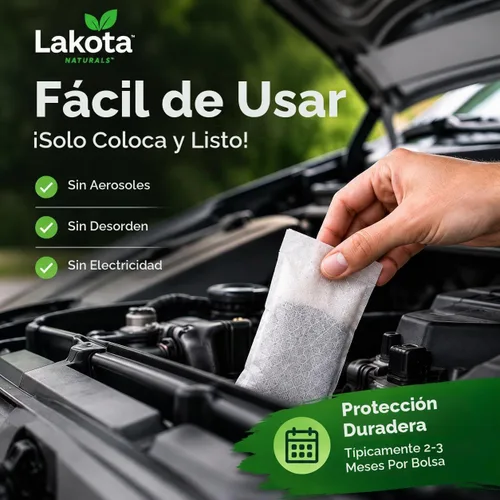 Vista 5 de Lakota - Bolsas repelentes de ratones extra fuertes, aceite de menta
