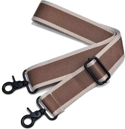 Vista 92 de Correa de Bolso Ancha Correa de Hombro Ajustable Correa de Repuesto Cruzada Correa de Bolso de Hardware Plateado