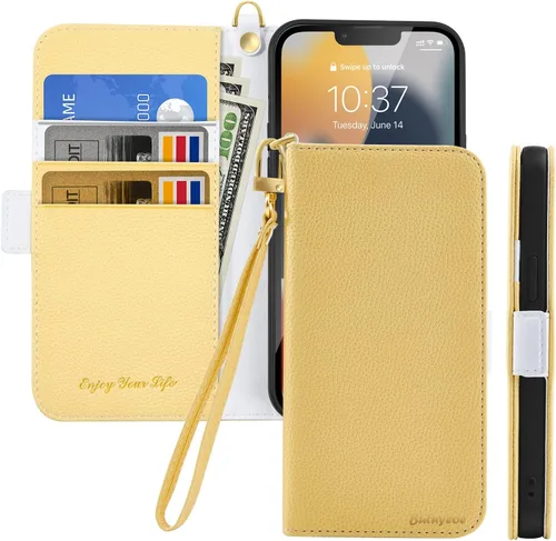 Vista 41 de Funda tipo cartera compatible con iPhone 11 Pro Max, piel sintética, a prueba de golpes, funda de teléfono TPU con soporte para tarjetas, cierre