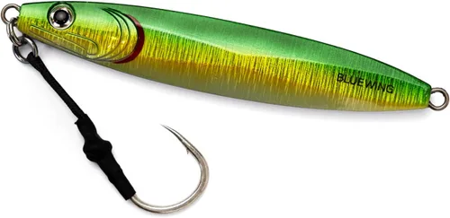 Vista 11 de BLUEWING Señuelos de pesca para agua salada de paso lento, plantillas verticales de 2.82 oz-35.27 oz cebo de hundimiento de peces con gancho