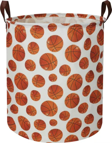 Vista 18 de Cesta de lavandería de 19.7 pulgadas, cesta de ropa sucia para niños, contenedor de almacenamiento de juguetes impermeable, decoración