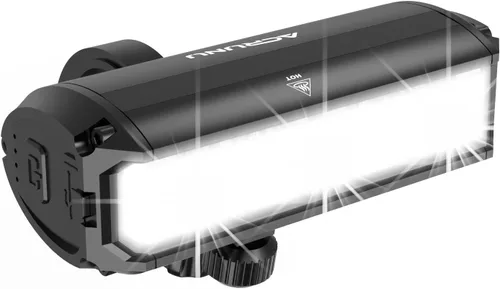Vista 9 de Luz LED Súper Brillante para Bicicleta de 3400 Lúmenes Recargable por USB - Faro de Bicicleta de 5 Modos con 7H de Duración, IPX6 Resistente al