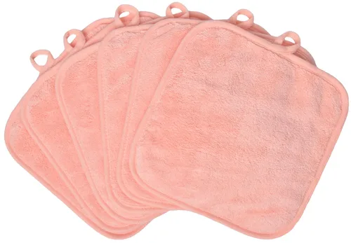 Vista 20 de Paños desmaquillantes para cara, ojos, labios, almohadillas reutilizables para quitar maquillaje de microfibra suave, paños de limpieza facial de 5