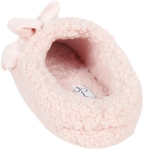 Vista 8 de Jessica Simpson Women's Plush Marshmallow Slide on House Slipper Clog with Memory Foam