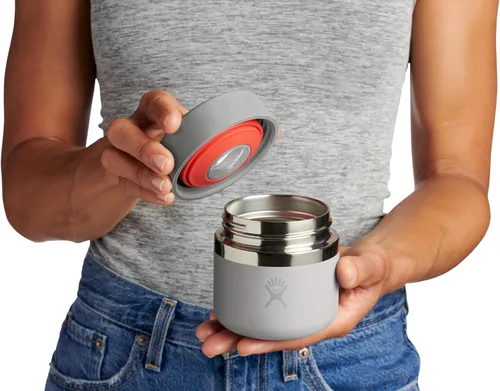 Vista 5 de Hydro Flask Tarro de Comida – Acero Inoxidable Aislado, Contenedor de Viaje para Bocadillos para Comida Caliente, Almuerzo y Sopa 8 Oz Birch