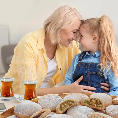 Vista 4 de Sumind 25 piezas de colador de té en forma de corazón, infusor de bola de acero inoxidable, difusor de intervalos más pronunciados de hojas sueltas