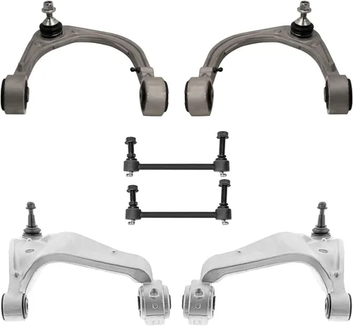 Vista 171 de Detroit Axle - Kit de extremo delantero para Chrysler 300 Dodge Charge 2011-2018 Challenger, 2 brazos de control traseros inferiores, 2 barras