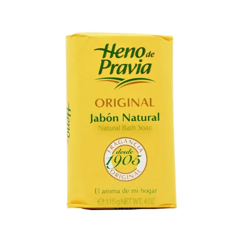 Vista 2 de Heno De Pravia Jabón Grande 4 oz EA. Original (12 jabones en total)