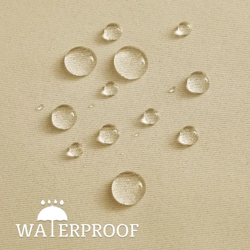 Vista 6 de RYB HOME Cortinas para exteriores resistentes al viento, cortina opaca impermeable con bolsa de peso, cortinas aisladas de privacidad para patio