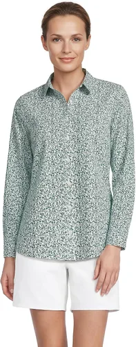 Vista 33 de Lands' End - Camisa de manga larga de cordón Pinwale para mujer