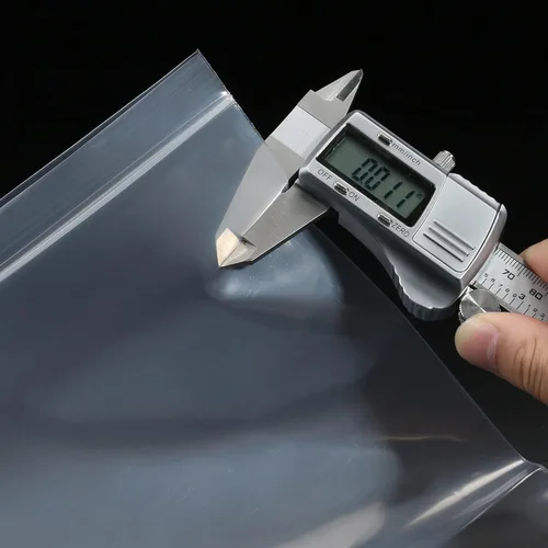 Vista 5 de 20 piezas de bolsas de almacenamiento con cierre hermético transparente de 10"x13", de 2 galones, bolsas de polietileno con cierre de 4 mil