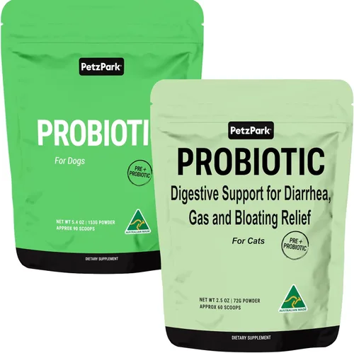 Paquete de probióticos para gatos y probióticos para perros