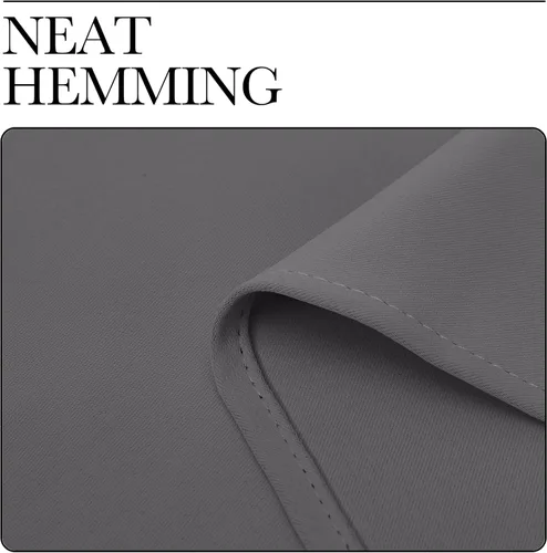 Vista 104 de NICETOWN - Divisor de habitación, cortina opaca divisora de habitación con función de aislamiento térmico, panel para puerta corredera o patio