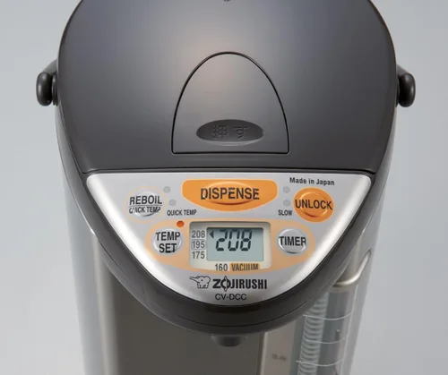 Vista 3 de Zojirushi America Corporation CV-DCC40XT Calentador de agua híbrida VE, Marrón oscuro inoxidable