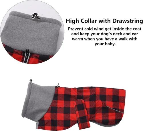 Vista 44 de Abrigos de perro salchicha impermeables, perfectos para perros salchichas, salchichas, abrigo de invierno para perro Weiner con forro polar