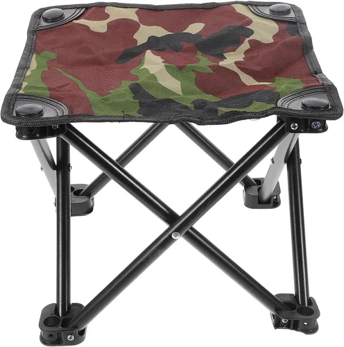 Kisangel Portable Folding Camp Stool Heavy Duty Small Tripod Seat for Outdoor Fishing Hiking Gardening Sketching Camping Picnic Beach Use