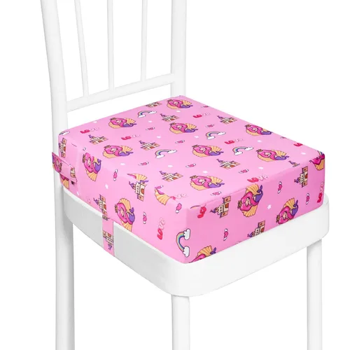 Vista 14 de Asiento elevador para niños pequeños para silla de cocina, mesa de comedor, lavable, grueso, resistente, silla elevadora portátil para niños