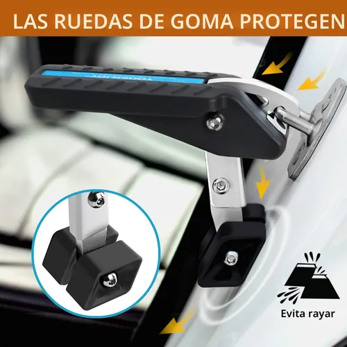 Vista 4 de TOOENJOY - Escalón ajustable con 5 cambios y protección extra para el pestillo de la puerta del automóvil, no requiere montaje, plegable