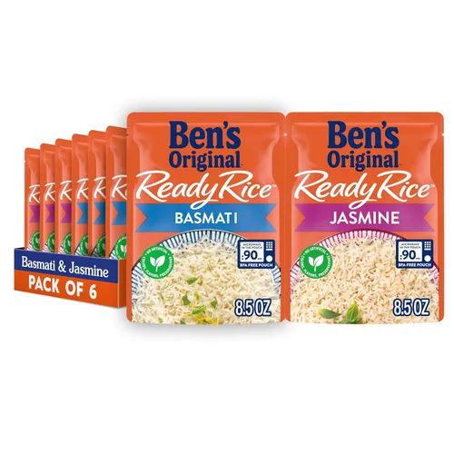 Vista 14 de BEN'S ORIGINAL Arroz Basmati Listo, Guarnición Fácil, Bolsa de 8.5 oz (Paquete de 6)
