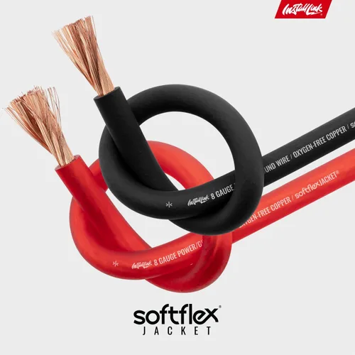 Vista 8 de Install Link Cable de alimentación de calibre 8, cobre OFC puro (25 pies x 2 bobinas = 50 pies)