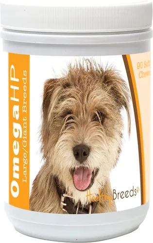 Vista 15 de Healthy Breeds Affenpinscher Omega HP - Masticables suaves para piel y pelaje, 60
