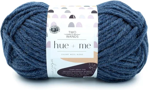 Vista 18 de Lion Brand Yarn, Hue + Me - Hilo grueso para tejer a ganchillo, tejer y manualidades, agave, 1 paquete