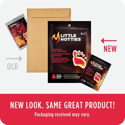 Vista 2 de Little Hotties Toe Warmers - Adhesive Foot Warmers for Cold Weather Comfort