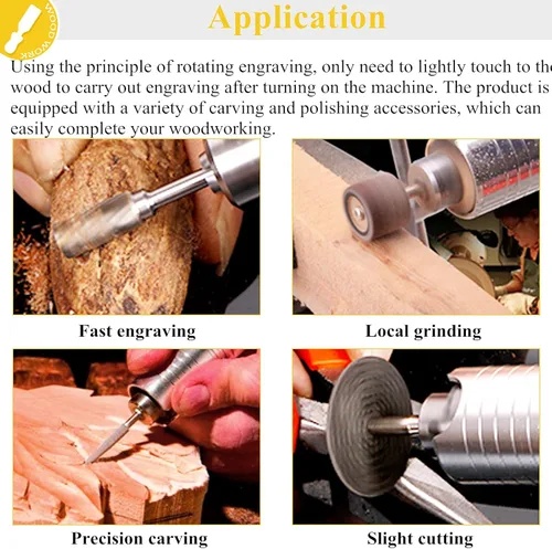 Vista 7 de YUCHENGTECH Herramienta giratoria de eje flexible, amoladora de eje flexible, herramienta rotativa, cincel eléctrico, herramientas eléctricas