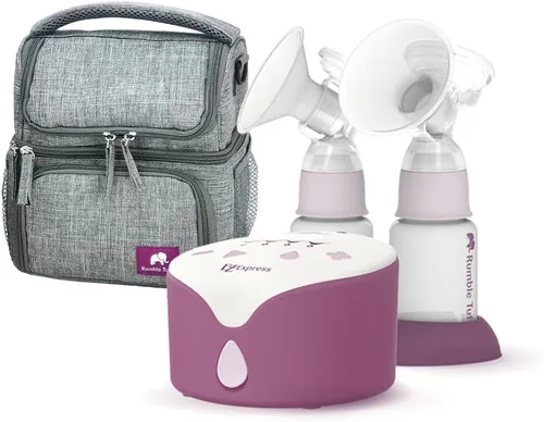 Vista 4 de Rumble Tuff EZ Express - Extractor de leche eléctrico con kits de colección clásica