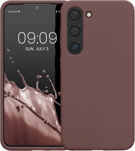 Vista 173 de kwmobile Funda compatible con Samsung Galaxy S22 Ultra - Funda de silicona TPU con acabado suave - Crema mate