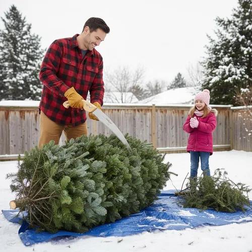 Vista 5 de Jameson HS-13TE-WH Sierra de mano de corte triple de 13 pulgadas con mango de madera, sierra de podar de grado profesional para cortes limpios