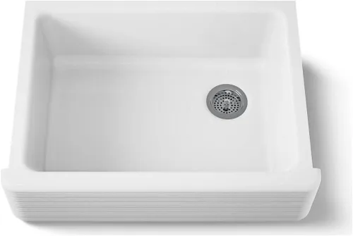 Vista 60 de Whitehaven Smart Divide - Fregadero de cocina de 35-3/4 pulgadas con doble tazón para montaje inferior