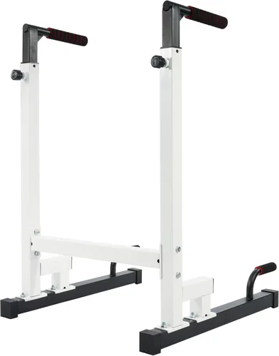 Vista 12 de Estación de inmersión de marco de acero BalanceFrom con altura ajustable, capacidad de peso de 500 libras – Equipo de gimnasio en casa