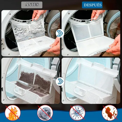 Vista 6 de Dryer Vent Cleaner Kit, Vacuum Hose & Brush for Lint Trap Cleaning