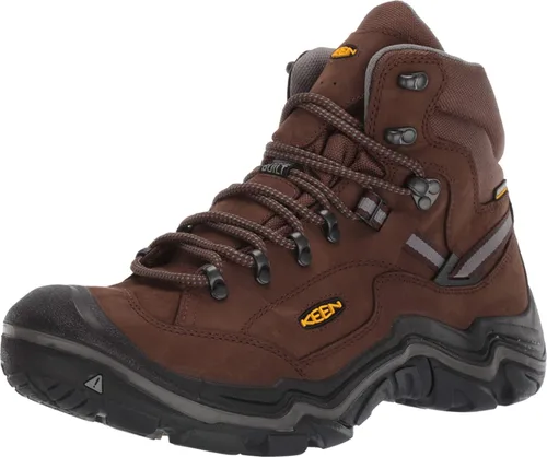 KEEN Botas de senderismo impermeables Durand 2 Mid para hombre Cascade marrónGargoyle 115 ancho