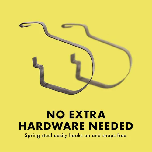 Vista 5 de Zilla Clips sin bloqueo para pantalla de aire fresco para terrario de reptiles, paquete de 2, tamaño grande