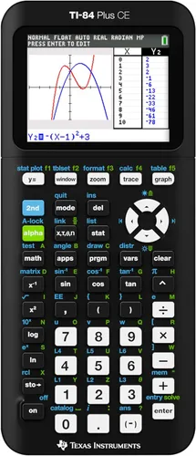 Calculadora gráfica TI84PLSCEBLUBRY de Texas Instruments, Negro