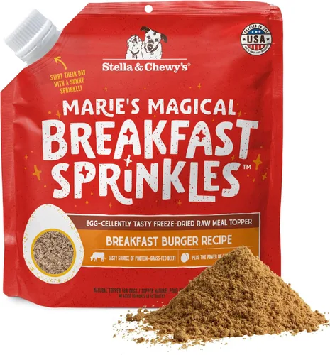 Vista 17 de Stella & Chewy's - Marie's Magical Dinner Dust - Premiun de comida para perros de tocino en polvo seco congelado con frutas y verduras orgánicas
