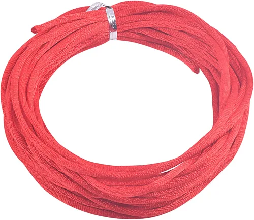 Vista 18 de KONMAY - Cuerda de nailon satinado de seda, 45.72 metros, 0.8mm cola de rata, para nudos chinos, Kumihimo, abalorios, macramé, joyería, Verde manzana