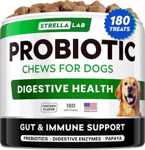 Vista 15 de STRELLALAB Avanzados masticables dentales y ambientadores de aliento para perros, golosinas de limpieza de dientes de perro, control de mal aliento