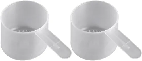 Cuchara de envasado de medición de plástico de 1.8 fl oz (= 53 cc/ = 3.58 cucharadas/= 1.8 fl oz/= 0.224 taza) Mango corto - para medir y dispensar