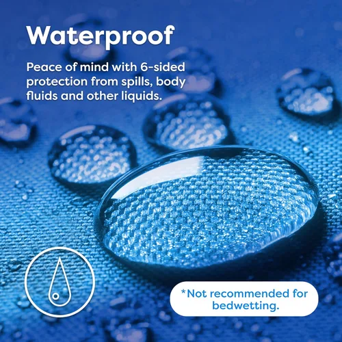 Vista 5 de El sistema de defensa para dormir original. Resistente al agua / chinches de cama / a prueba de polvo y ácaros. Recubrimiento de colchón con cierre